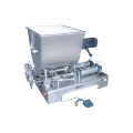 Semi-Automatic Butter Paste Stainless Steel Filling Machine With Mixing Tank